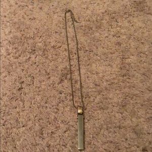 Silver and gold necklace